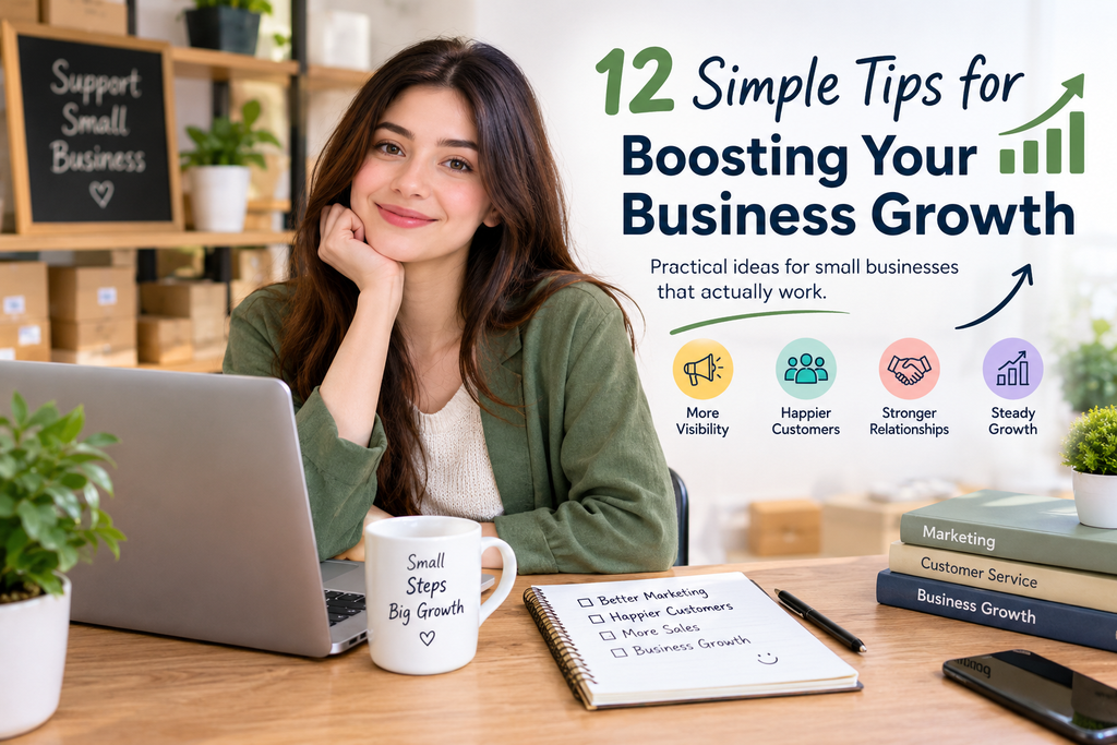 12 simple tips for boosting your business growth

