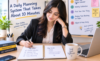 ten minutes daily planning system